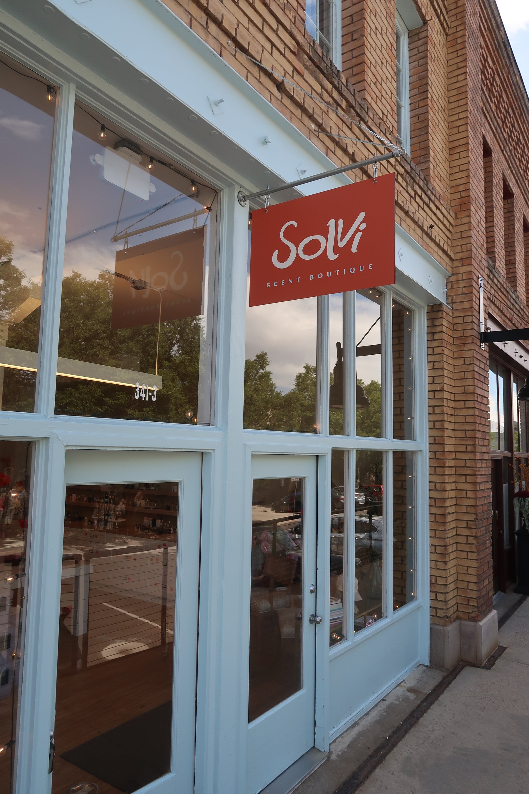 Inside Solvi fragrance boutique